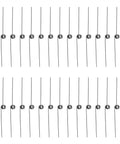30 Piece Stainless Steel Torsion Springs Set With 0.5mm Wire Diameter And 4.5mm Outer Diameter 180 Degree Deflection for DIY