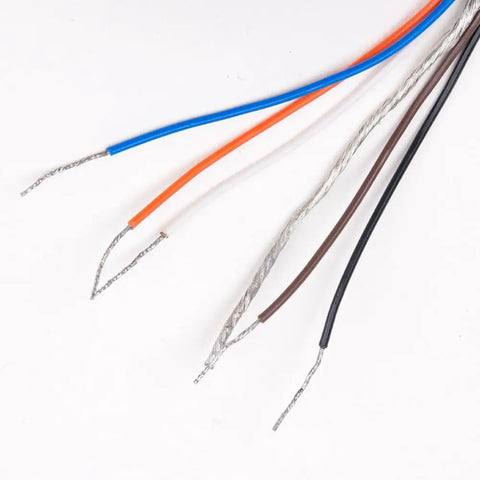 Color-coded wiring for Rock Solid 1024 Pulse Per Revolution Rotary Encoder E6B2 CWZ6C 5 to 24V DC with A B Z Outputs