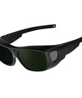 Shade 8 Welding Glasses With Wrap Around Frame 99 Percent UV Protection Anti Scratch Non Slip IR Blocking Lenses for welding