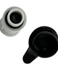 Air Jet And Cap Replacement For Your Above Ground Pool Inlet Jets No Hassle OEM 12363 12373 with white valve and black cap