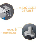 Close-up of Corner Protectors For Safety On Furniture And Sofas, Thickened PVC Table Edge Guards Set Of 10, showing design details