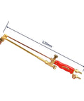 Copper Suction Gas Cutting Torch G01-100 Oxygen Acetylene Cutter with Aluminum Valve Knob, 520mm size