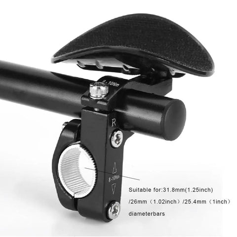 All Day Grip Aero Bar Foam Pad For MTB And Road Bikes boosts grip and control with ergonomic handlebar attachment shown in side view.