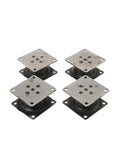 Heavy Duty Rubber Vibration Damping Mounts 180X100Mm Drop Right In Shock Isolators built tough for excavator rigs, showing four mounts.
