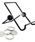 Straight Up Premium Stainless Steel Sprouting Lids And Stands For Wide Mouth Mason Jars to grow microgreens, includes mesh lids and tray stand.