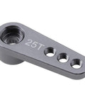 Two Pack 25T Aluminum Servo Horns With M3 Thread For 1 10 And 1 8 Scale RC Crawlers Fits Futaba Savox CNC 6061 Aluminum Close-up