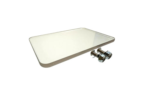 Dead Nuts Drop In Replacement Eyeshield For Bench Grinders Featuring Shop Grade 4X6 Lexan Lens with bolts