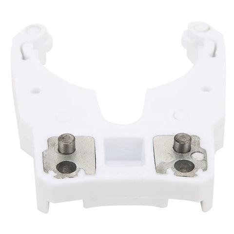 Thonlai HSK63F Tool Holder Clamp for Engraving Machine, precision machined, white material, designed for CNC use.