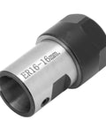 High-Performance C20 ER16 Collet Block Chuck Holder For Lathes And Milling Machines 16mm metal tool showing ER16-16mm size.