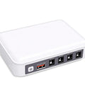 Portable Mini Ups Boasting Hella Reliable 6000Mah Backup Power For Seamless Router Modem And Security Camera Operation Keeping Your Entire Home Network Running Smooth As Butter When The Grid Drops - compact white UPS unit