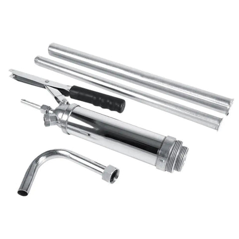 Heavy Duty Lever Action Barrel Drum Pump For Oil Transfer. Hand Operated Extractor Replacement Part Designed To Match Stan Style Specs. Robust Mechanical Component Restore Your Drum Extraction Needs For Hauling Fluids Like A Boss In Your Garage Or