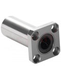 Heavy Duty Square Flange Linear Bearings For Smooth 3D Printer And CNC Motion Upgrade top view of steel bearing for 10mm shafts