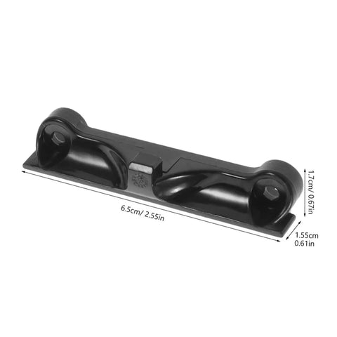 Five Pairs CPU Cooler Backplate Bracket Kit With Plastic Mounting Retention Clips For Motherboard Sockets Spare Parts For Heatsink Installation Backups For DIY Builders And Pros Wide Compatibility black 6.5cm backplate