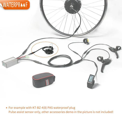 Electric Bicycle KT PAS 8 Magnet Speed Sensor For Ebike Power Pedal Assist System With Waterproof 3 Pin SM Plug 1to1 Power Assist 8