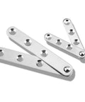 4 Piece Stainless Steel 360 Degree Rotating Concealed Door Hinges for doors cabinets drawers and windows heavy duty pivot fittings hardware