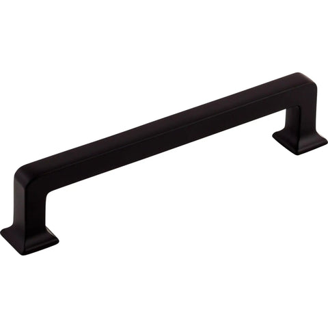Ascendra Pull In Polished Nickel, 5 1/16 Inch Center To Center Cabinet Hardware, sleek modern handle with square base