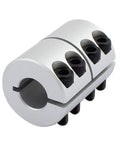 8mm To 14mm Shaft Coupling D32mm By L45mm Rigid Aluminum Alloy Stepper Motor Coupler For 3D Printer CNC DIY Encoder close-up