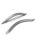 10 Pack 5 Inch Brushed Nickel Cabinet Pulls Arched Drawer Handles Solid Metal Hardware