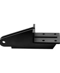 Rock Solid Door Jamb Replacement Bracket Compatible With Lanai Screen Enclosures, black heavy-duty metal for durable use.