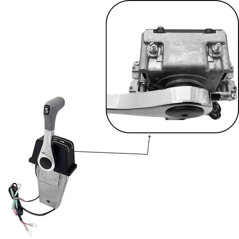 Suzuki Outboard Remote Control Assembly 67200-93J13 Top Mount Power Trim And Tilt For Trailer Boats OEM Part Push To Open