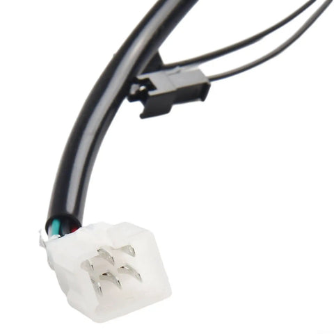 Cool LCD Speedometer Screen For Ebike 48-72V 6Pin Dash Display With Clear Data Readout That Plays Nice With Phase-Line Controllers Not RS485 Or Can. 6-pin cable connector close-up