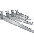 12 Pack Slatwall Hooks 12 Inch Silver Metal Brackets For Retail Displays And Garage Storage Durable Slat Wall Hangers Built To Last Tough As Nails