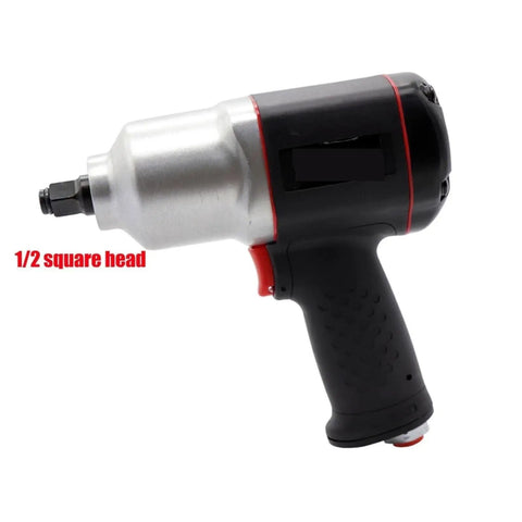 Heavy Duty 1/2 Inch Pneumatic Impact Wrench And Air Hammer Kit, 850Nm Torque Powerhouse For Tire Changes And Motor Repairs, Built Tough As Nails To Spare Your Knuckles And Make Any Greasy Job A Total Breeze