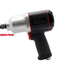 Heavy Duty Pneumatic Air Hammer And Impact Wrench Pumping Eight Hundred Fifty Newton Meters of Serious Torque with 1/2 inch square drive.