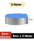 Self Adhesive Butyl Patch Seal Tape 5cm By 3m Waterproof Roll
