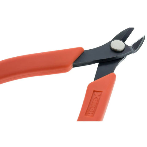 Maxi Shear Flush Cutter Red Premium Pack Heavy Duty Wire Cutter For Soft Wire Up To 12 AWG with Micro Shear Blade and Comfortable Grip