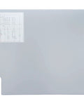 Compact Countertop Dishwasher With Bright Led Controls Delay Start Energy Star Rated Six Place Settings Smooth Operator Automatic Detergent Dispenser No Sweat Setup Universal Faucet Adapter Sleek Silver Finish side view showing the exterior design and diagram.