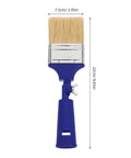 Pro Grade Adjustable 2.5 Inch Paddle Paint Brush With 270 Degree Angled Flat Tip For Oil And Latex Paint, Heavy Duty Stain Brush