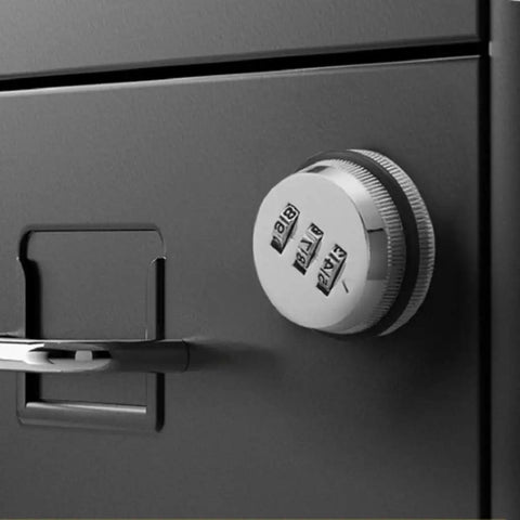 Keyless 3 Digit Cam Lock No Key Needed For Mailbox And Cabinet 20mm Zinc Alloy Password Lock Black Resettable Durable Wear Resistant