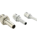 100 Pack Metric Male 24 Degree Cone Threaded Hose Fittings M16x1.5 Connector For Five Sixteenth Inch Hose DN8 Adapters