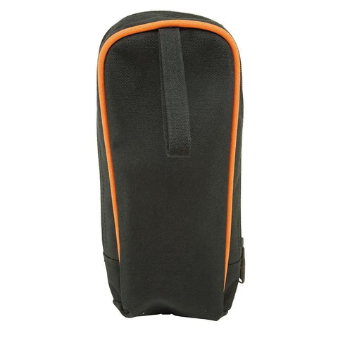 Heavy Duty Multimeter Carrying Case with Rugged 600D Nylon Material and Secure PVC Zipper, vertical view