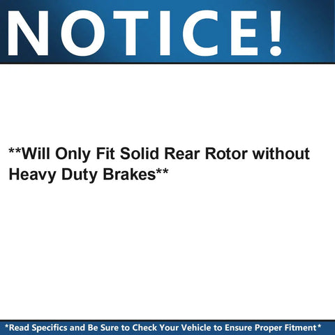 Notice about fitment for Brake Kit With 12.80 Inch Front Rotors And 12.99 Inch Rear Rotors Plus Ceramic Brake Pads