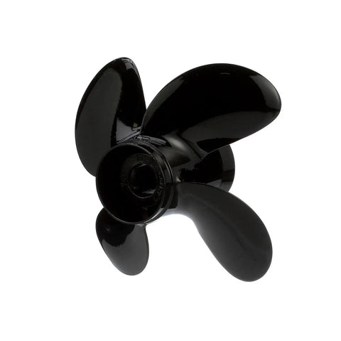 Spitfire 4 Blade Aluminum Propeller 10.3 Inch Diameter 13 Inch Pitch Right Hand Rotation For Mariner 25 to 40 HP Outboards Aggressive Blade Geometry For Sharper Handling Top Speed And Quick Get Up And Go
