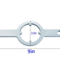 Hefty Duty Spanner Wrench For Washer Drum Nut Solid TB123A Replacement Tool For Whirlpool And Maytag Appliance Repairs, 9in stainless steel.