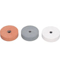 Set of 3 multi-colored 3 inch round grinding wheel for buffing and grinding fits standard bench grinders abrasive stone for daily use