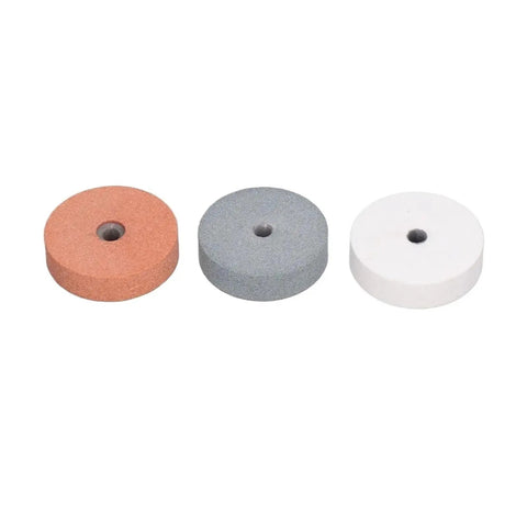 Set of 3 multi-colored 3 inch round grinding wheel for buffing and grinding fits standard bench grinders abrasive stone for daily use
