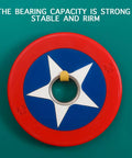 Colorful Nordic Style Easy Install Self Adhesive Wall Hook with star design emphasizes strength and stability on green background