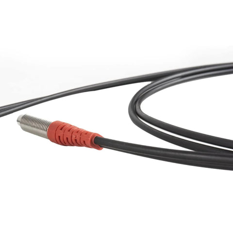 Diffuse Reflective Digital Fiber Optic Sensor Cable For Rail Power Systems Monitoring, Opposite Fiber Optic Probe with TPV, FRS 610 M6 Compatible