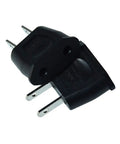 Dual pack of black EU To US Travel Power Adapter Converter 600W AC Power Plug, Travel Ready Worldwide Charger for European devices