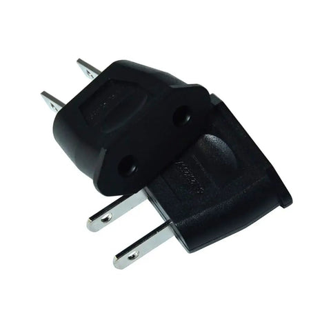 Dual pack of black EU To US Travel Power Adapter Converter 600W AC Power Plug, Travel Ready Worldwide Charger for European devices