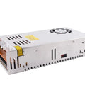 Top Shelf Heavy Duty 350W Single Output Switching Power Supply AC DC Converter for 12V 24V LED Lights, metal enclosure with cooling fan.