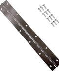 Marine Grade Stainless Steel Piano Hinge 14 Inch By 2 Inch With High Polish Finish Continuous Boat Door Hinge Screws Included