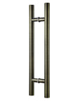 Heavy Duty 47 Inch Push Pull Door Handle In Antique Bronze, Real SUS 304 Stainless Steel With Solid Standoffs For Front Doors, Barn Doors, And Glass Shower Doors, Built Tough, Easy Install, Built To Last.