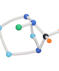 Vibrant Molecular Model Kit With 3D Educational Structures For Students And Teachers, Durable PP Material, showing molecule design
