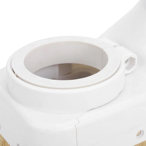 Heavy Duty 80mm Cnc Spindle Dust Boot Shoe With Double Door Brush Seal And 100mm Hose Port Straight Up, close-up view of the hose port.
