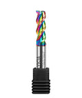 Three Sixteenth Inch Tungsten Carbide Extra Long End Mills For Aluminum And Copper Alloys Three Flute DLC Coated Square End Milling Bits
